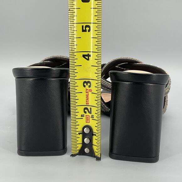 NEW Bella Vita Women’s Carmen Heeled Slip on Sandals Black Size 8W - Picture 4 of 10